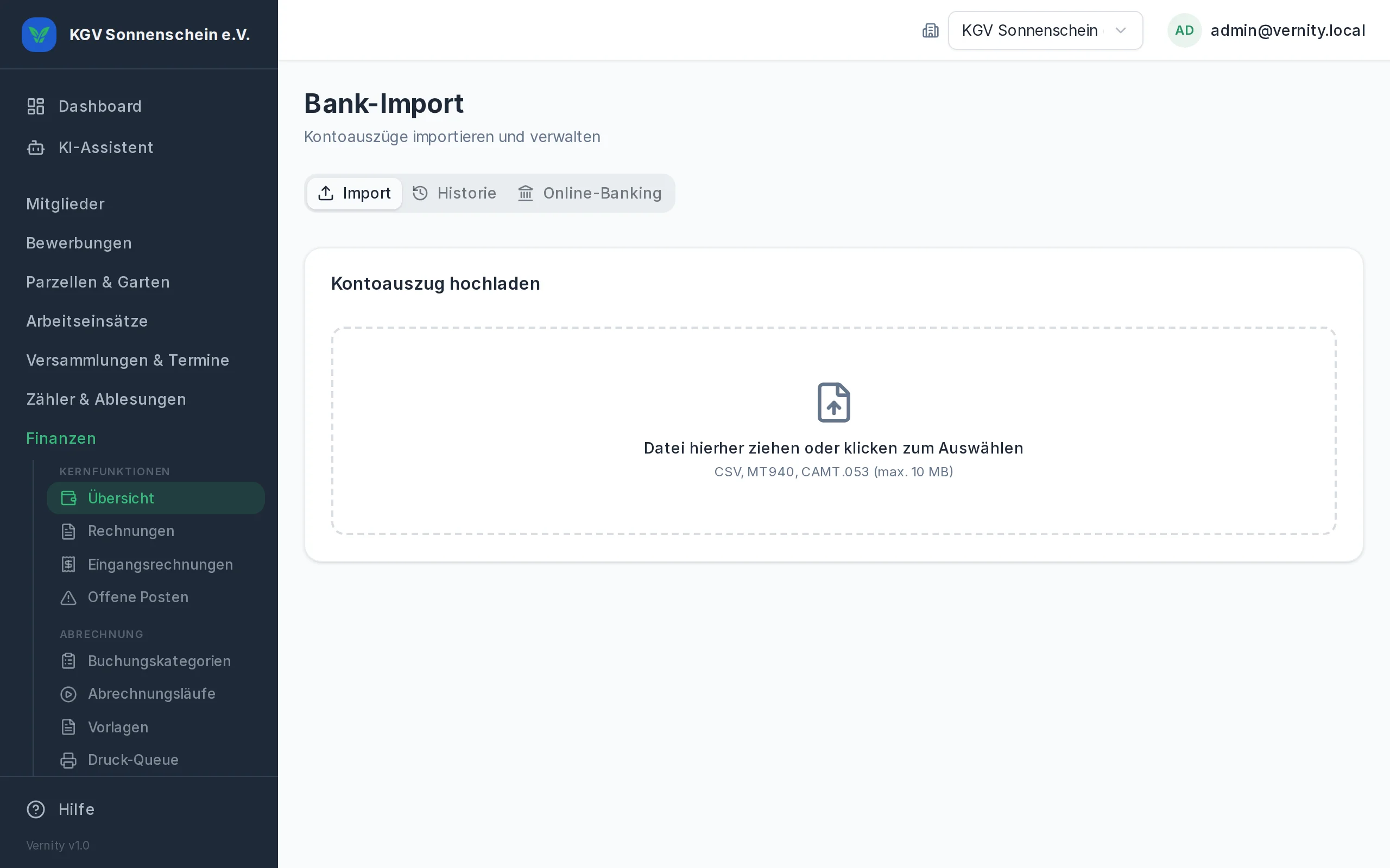FinTS Online-Banking Setup